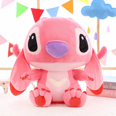 20-60cm Giant Size Lilo & Stitch Couple Models Cartoon Stuffed Plush Anime Plushs Toys Pendant Toy Pillow Kids Birthday Gift