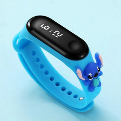 Avengers Anime Electronic Watch Spiderman Ironman Captain America Waterproof Led Wristwatch For Children Gifts