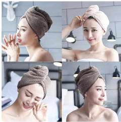 Absorbent Hair Towel & Cap