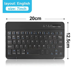 Bluetooth Keyboard for iPad 10th Generation iPad Pro 13 12 11 10 9 8 7 Inch iPad Air 13 11th iPad Mini Samsung Xiaomi Tablets