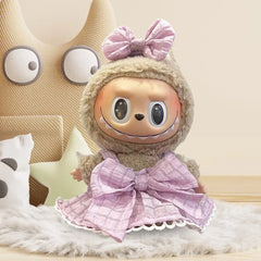 17cm Mini Doll's Clothes For Korea Kpop Labubu V1 V2 Idol Dolls Cute Decoration Macaron Clothing Gift Outfit Accessories