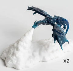 3D Printed LED Dragon Lamp